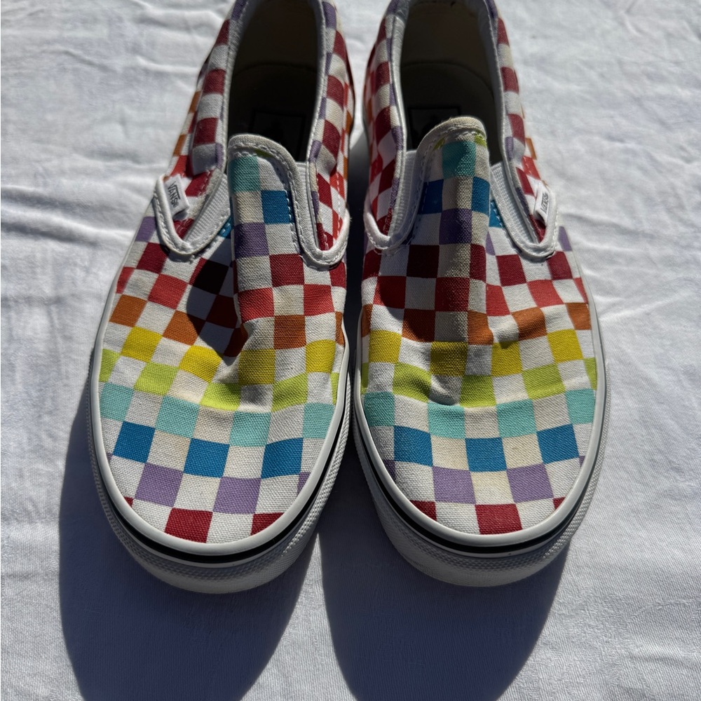 Vans Multicolor Checkered Slip-On Sneakers